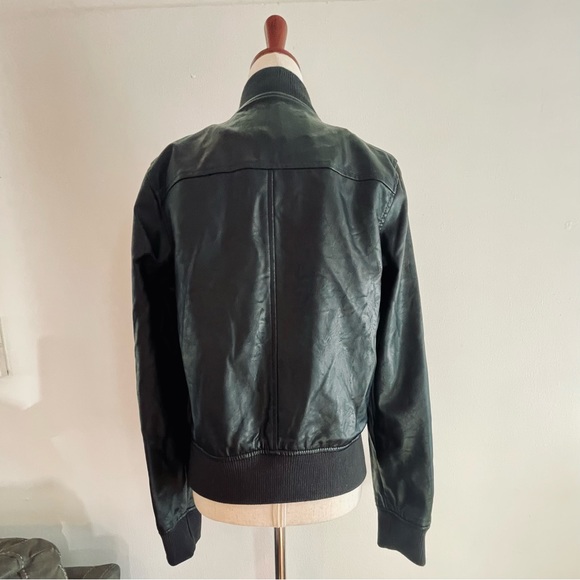 Black Faux Leather Jacket - Picture 2 of 5